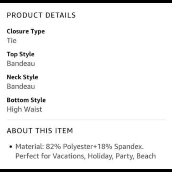 BIKINI- off shoulder, high waist leopard print - Picture 5 of 5